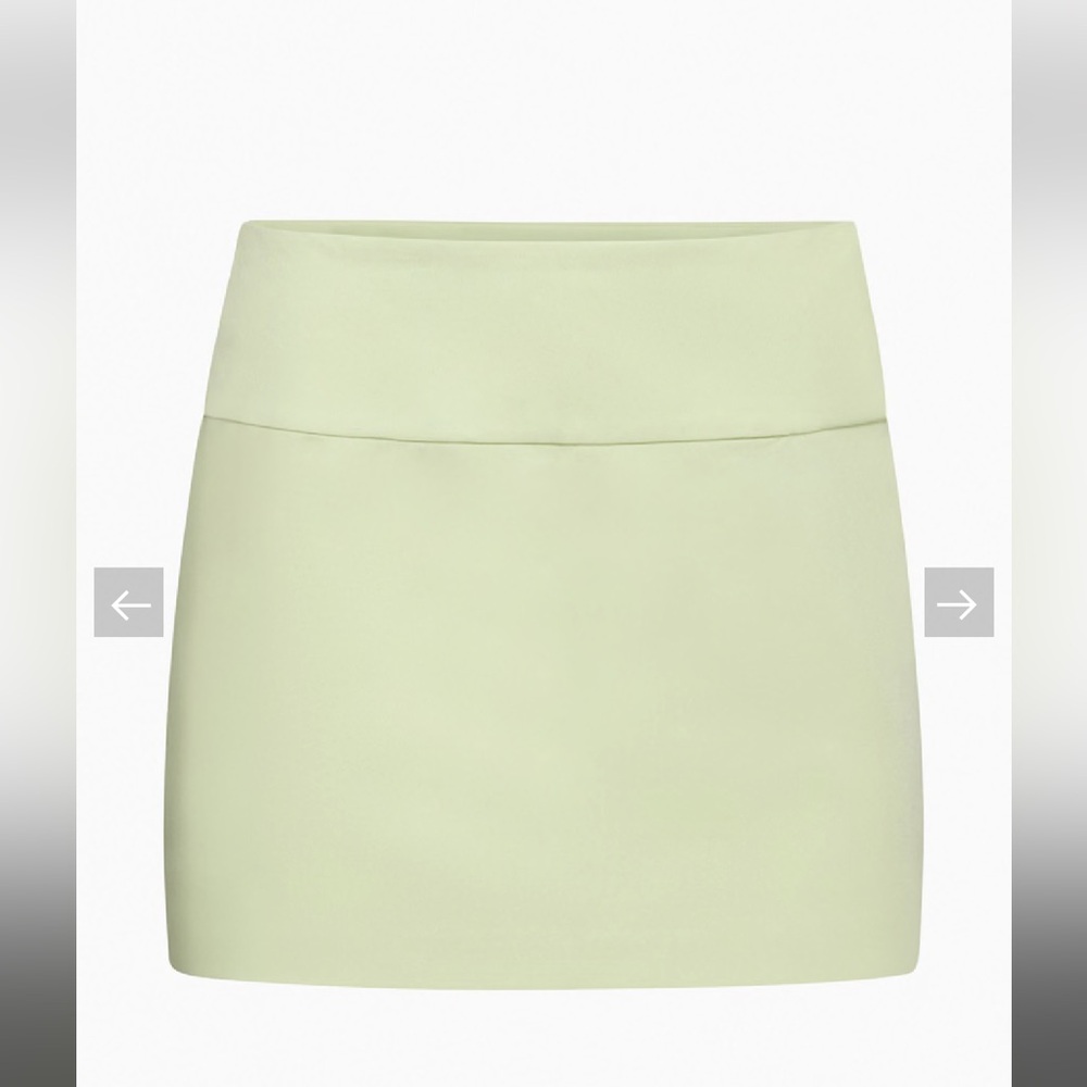 Aritzia Light Green Skirt